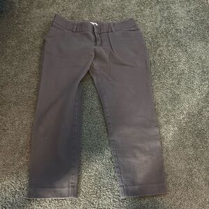 Brown capri jeans size 8 brand merona